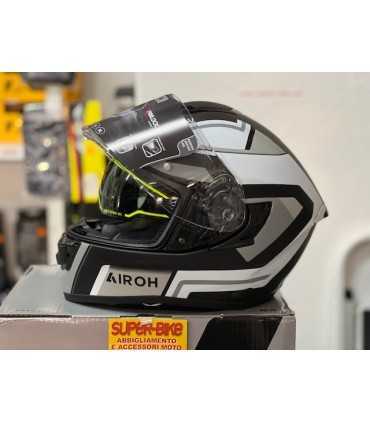 Casco Airoh ST 501 Square nero opaco bianco