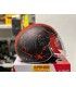 LS2 Sphere Lux Of558 Snake nero opaco rosso