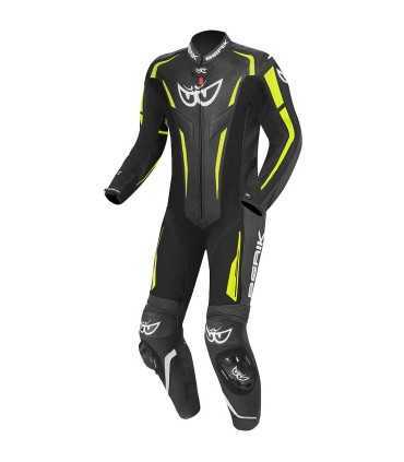 Berik LS1 black yellow leather suit