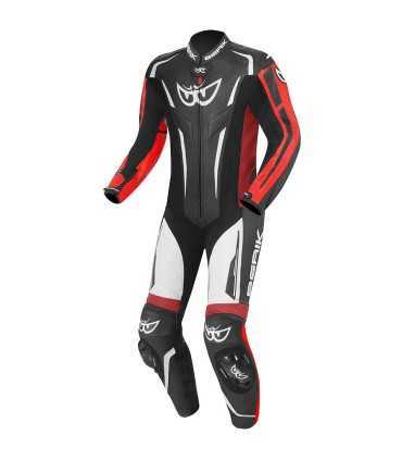 Berik LS1 black red leather suit