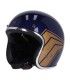 Casque Jet 13 1/2 Skull Bucket bleu