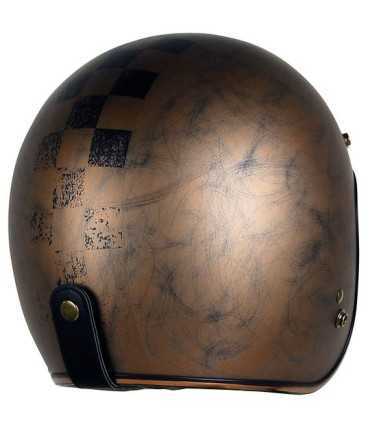 Casque jet Origine Primo Scacco marron matt