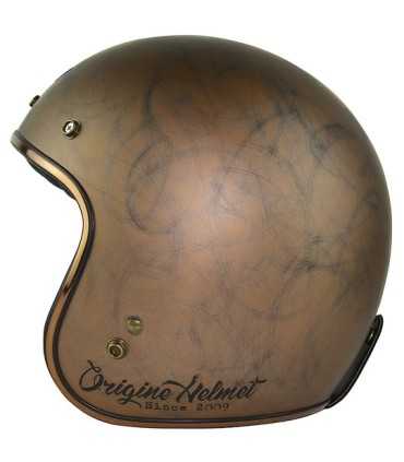 Casque jet Origine Primo Scacco marron matt