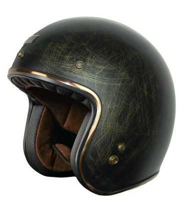 Casco jet Origine Primo Scacco bronzo opaco