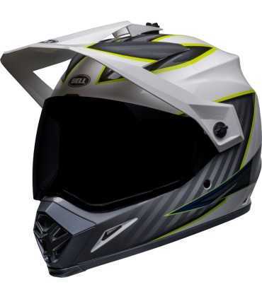 Bell Mx-9 Adventure Mips Dalton Gloss White/Hi-Viz Yellow