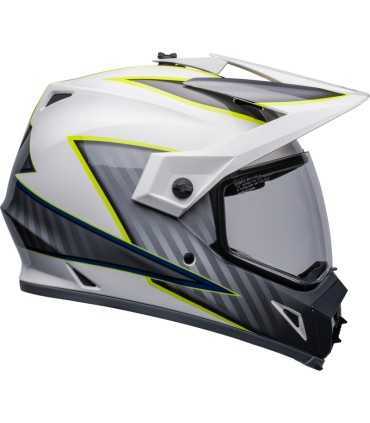 Bell Mx-9 Adventure Mips Dalton Gloss White/Hi-Viz Yellow