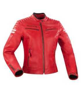 Giacca moto donna Holyfreedom Woman Leather marrone