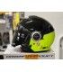 CASCO JET AIROH HELIOS GIALLO FLUO