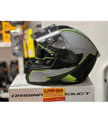 Casco Airoh St 501 Type grigio giallo opaco