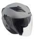 Casco moto Jet Ska-P Bolt grigio