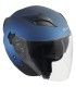 Casque moto Jet Ska-P Bolt bleu matt