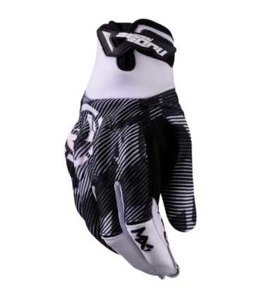 Moose Racing MX1 white cross gloves