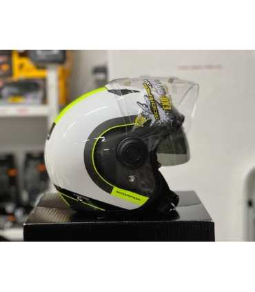 Casco jet Scorpion Exo city Roll bianco