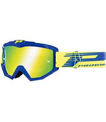 Progrip Atzaki 3201 bleu jaune lunettes cross