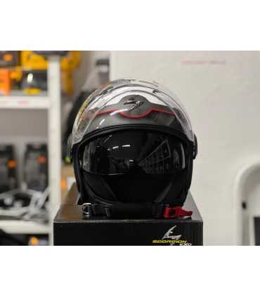 Casco jet Scorpion Exo city Roll bianco rosso