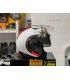 Casco jet Scorpion Exo city Roll bianco rosso