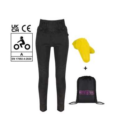 Motogirl Melissa Jegging corto grigio