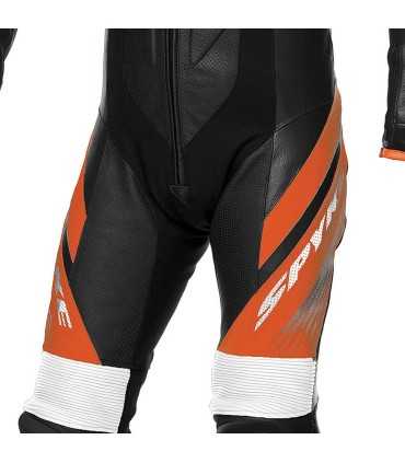 Lether suit 1 piece Spyke Estoril race black orange