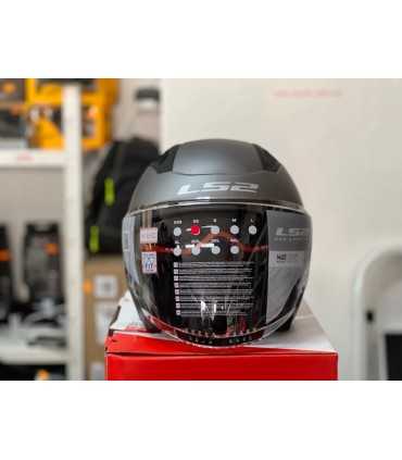 Casco jet LS2 Copter titanio opaco