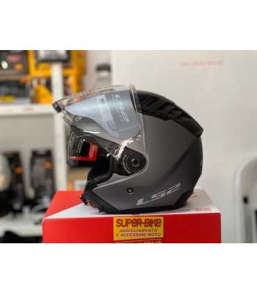 Casco jet LS2 Copter titanio opaco