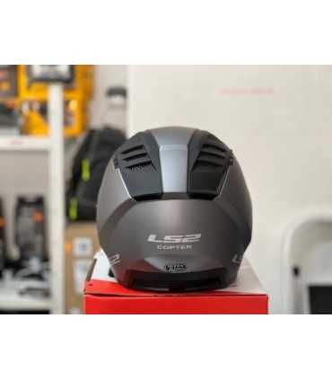 Casco jet LS2 Copter titanio opaco