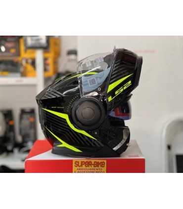 Casque modulaire moto LS2 Scope Skid noir jaune