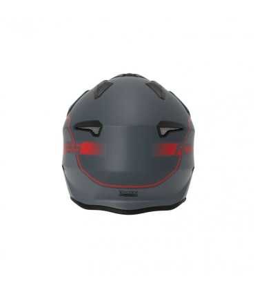 Casque jet Acerbis Aria gris rouge