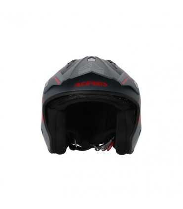 Casco jet Acerbis Aria grgio rosso