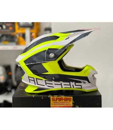 Casco cross Acerbis Profile 4 nero giallo camo