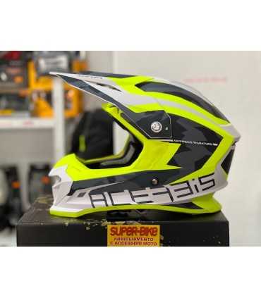 Casco cross Acerbis Profile 4 nero giallo camo