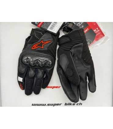 Alpinestars Handschuh Smx-1 Air V2 schwarz rot