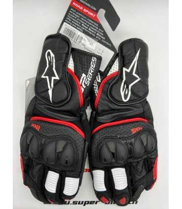 Guanti racing Alpinestars Sp-2 V3 nero rosso