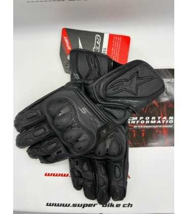 Gants racing Alpinestars SP-8 V3 total black