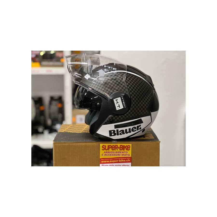 Casco Jet Blauer Real Ht B Graphic Black Matt/titanium/