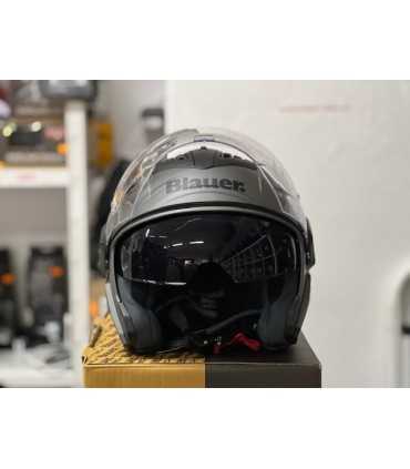 Casco Blauer Real titanio opaco