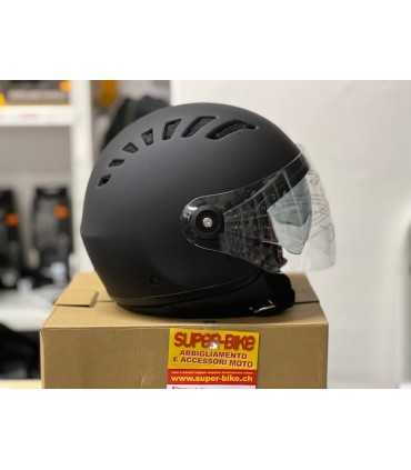 Casco moto jet Tucano Urbano El Top nero opaco