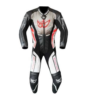 Combinaison moto Berik Race GPX 2.0 blanc gris