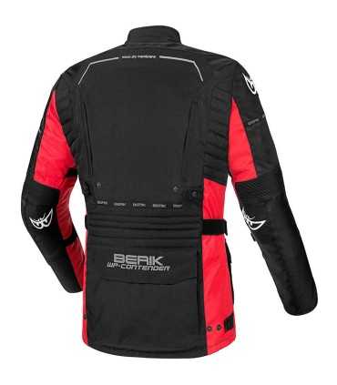 Veste moto Berik Torino noir rouge