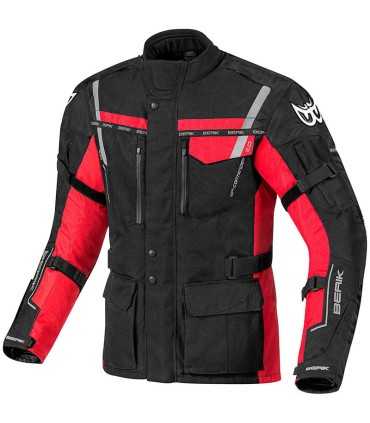 Veste moto Berik Torino noir rouge