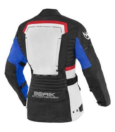 Veste femme moto Berik Torino noir bleu