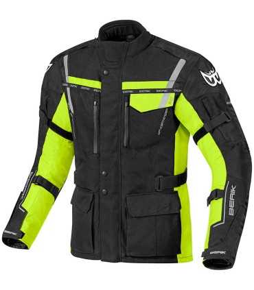 Veste moto Berik Torino noir jaune