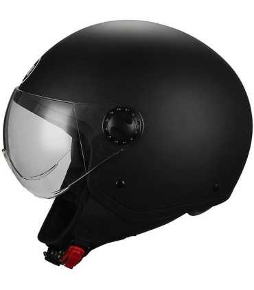 Casco jet BHR 801 nero opaco