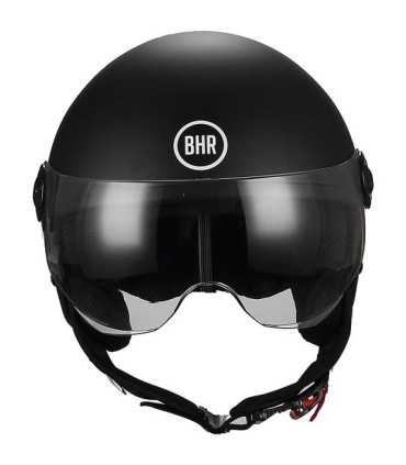 Casco jet BHR 801 nero opaco