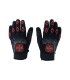 WCC POR VIDA glove black red