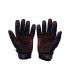 Motorrad handschuhe WCC POR VIDA schwarz rot