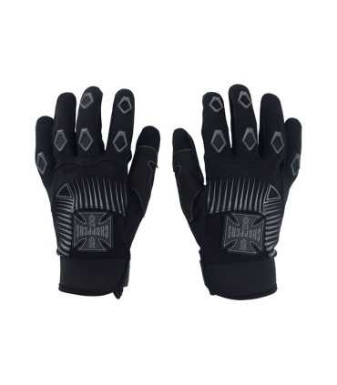 Motorrad handschuhe WCC POR VIDA schwarz