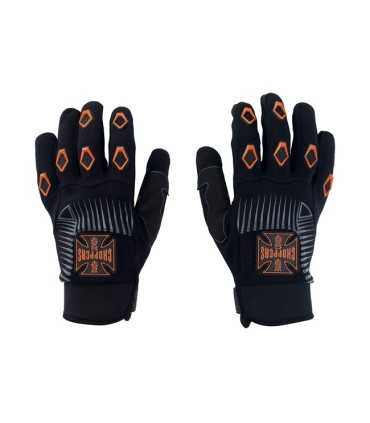 WCC POR VIDA glove black orange