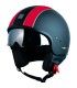 Jet Motocubo Spider noir rouge matt