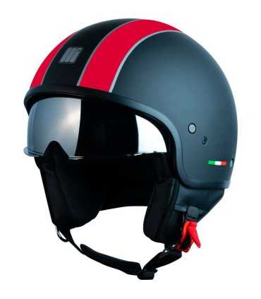 Jet Motocubo Spider noir rouge matt