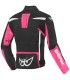 Berik Bad Eye pink lady motorcycle jacket